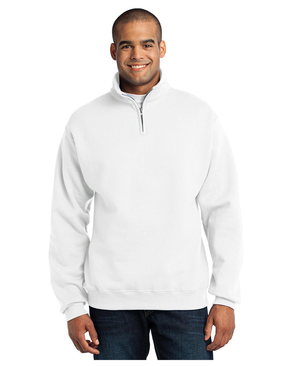 Jerzees 995M Quarter-Zip Sweatshirt with Cadet Collar - Apparel.com