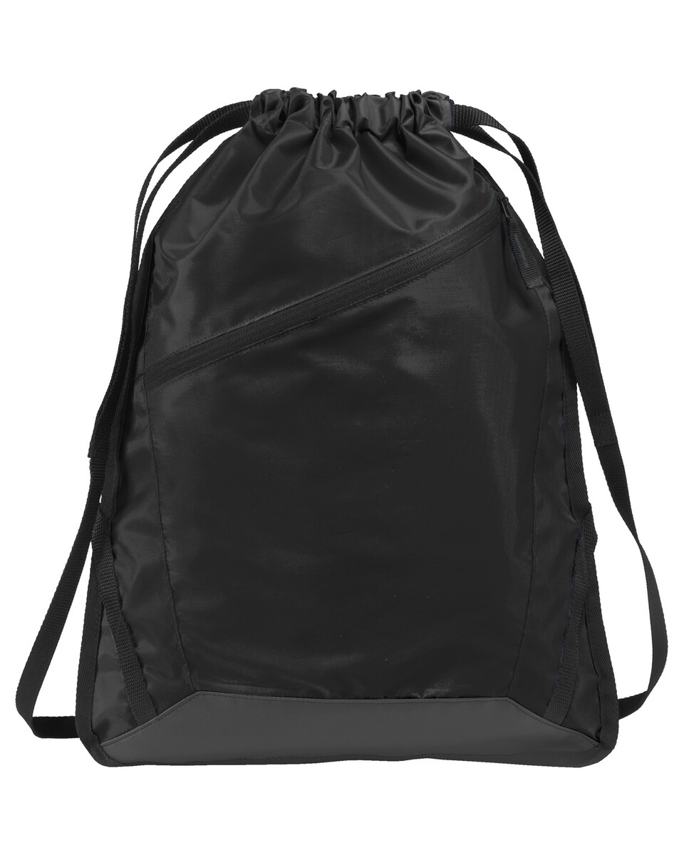 Port Authority BG616 Zip-It Drawstring Backpack - Apparel.com