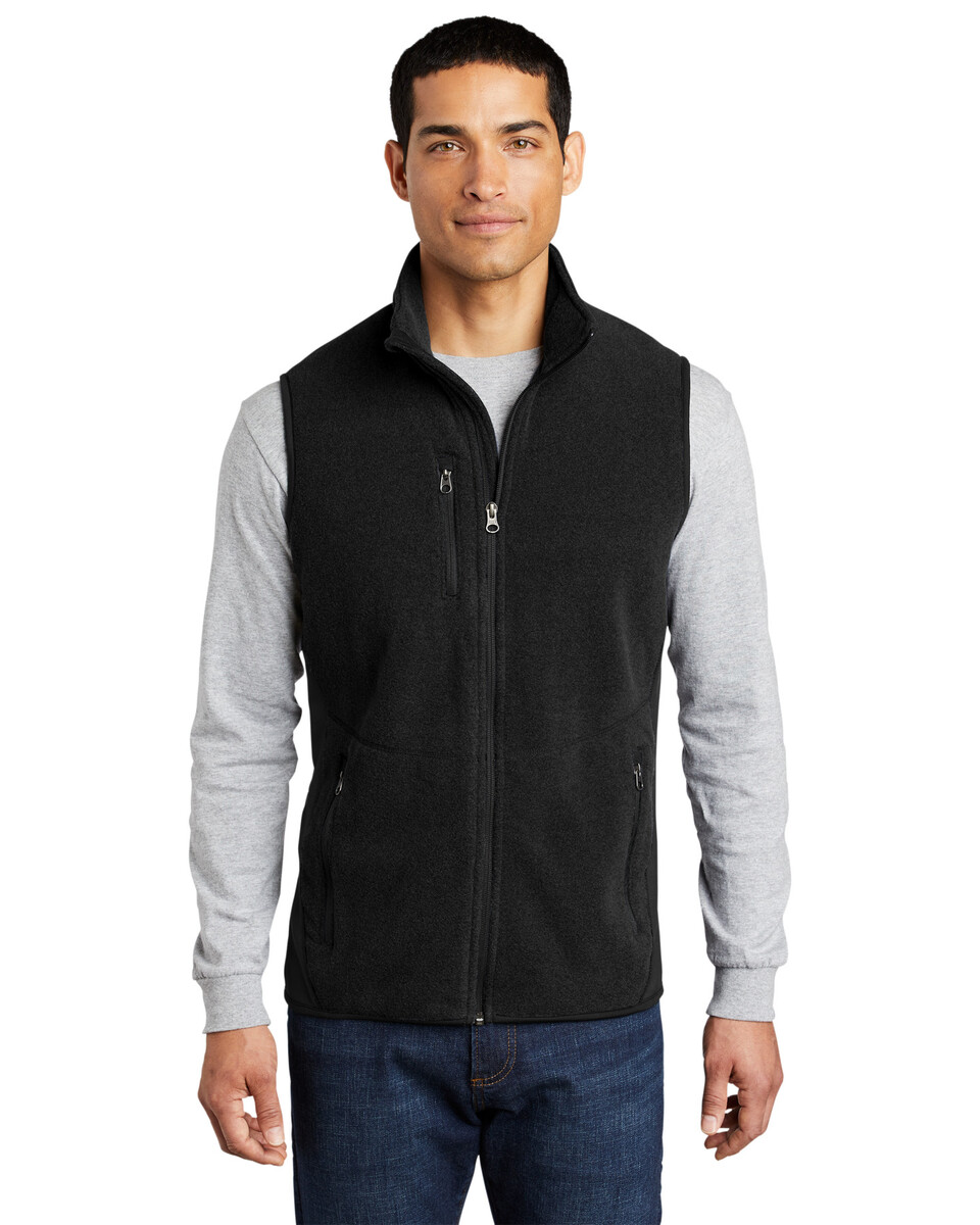 Port Authority F228 R-Tek Pro Fleece Full-Zip Vest - Apparel.com