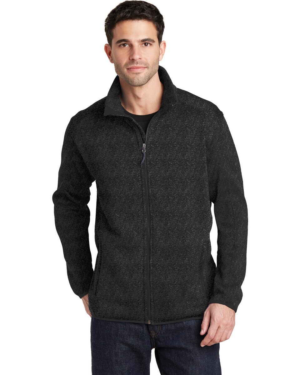Port Authority F232 Sweater Fleece Jacket - Apparel.com