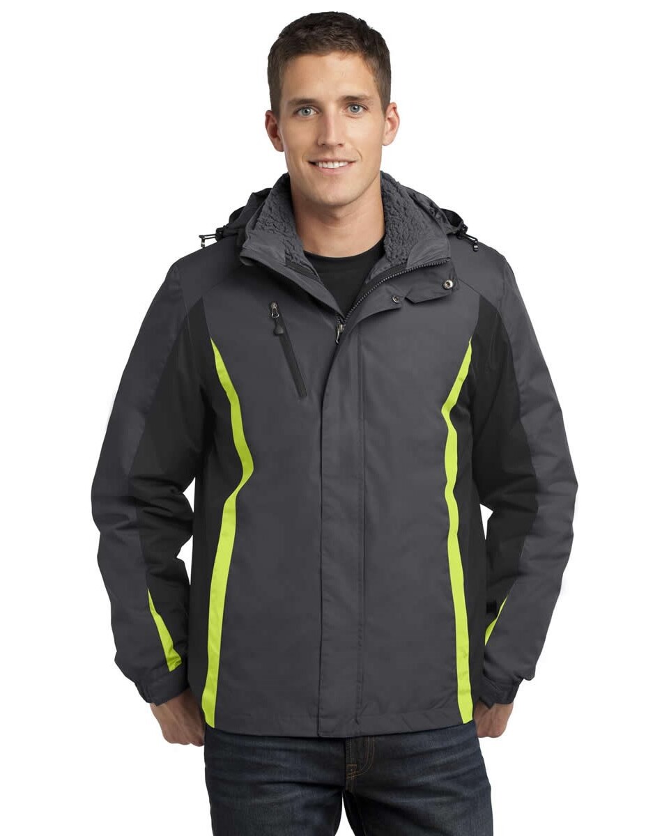 Port Authority J321 Colorblock 3-in-1 Jacket - Apparel.com