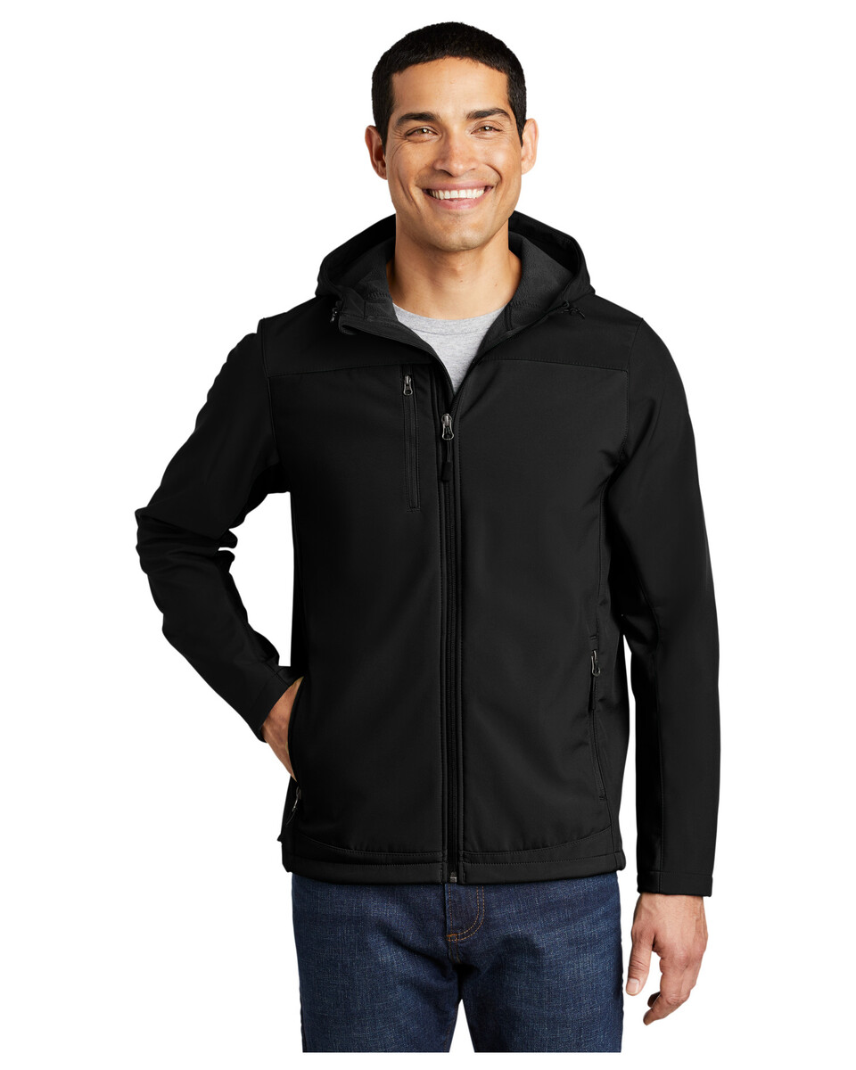 Port Authority J335 Hooded Core Soft Shell Jacket - Apparel.com