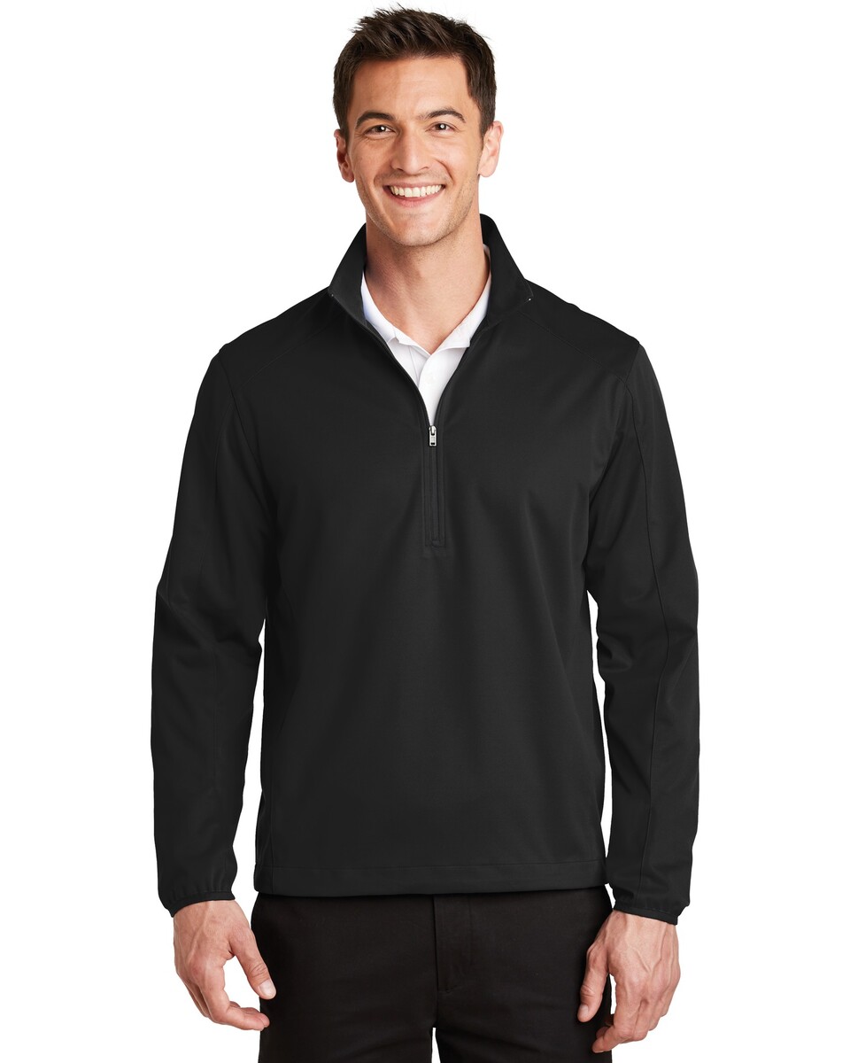 Port Authority J716 Active 1/2-Zip Soft Shell Pullover - Apparel.com