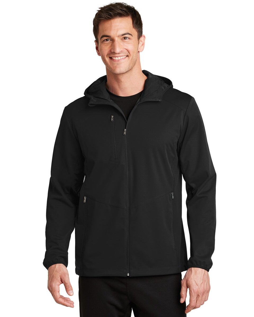 Port Authority J719 Active Hooded Soft Shell Jacket - Apparel.com