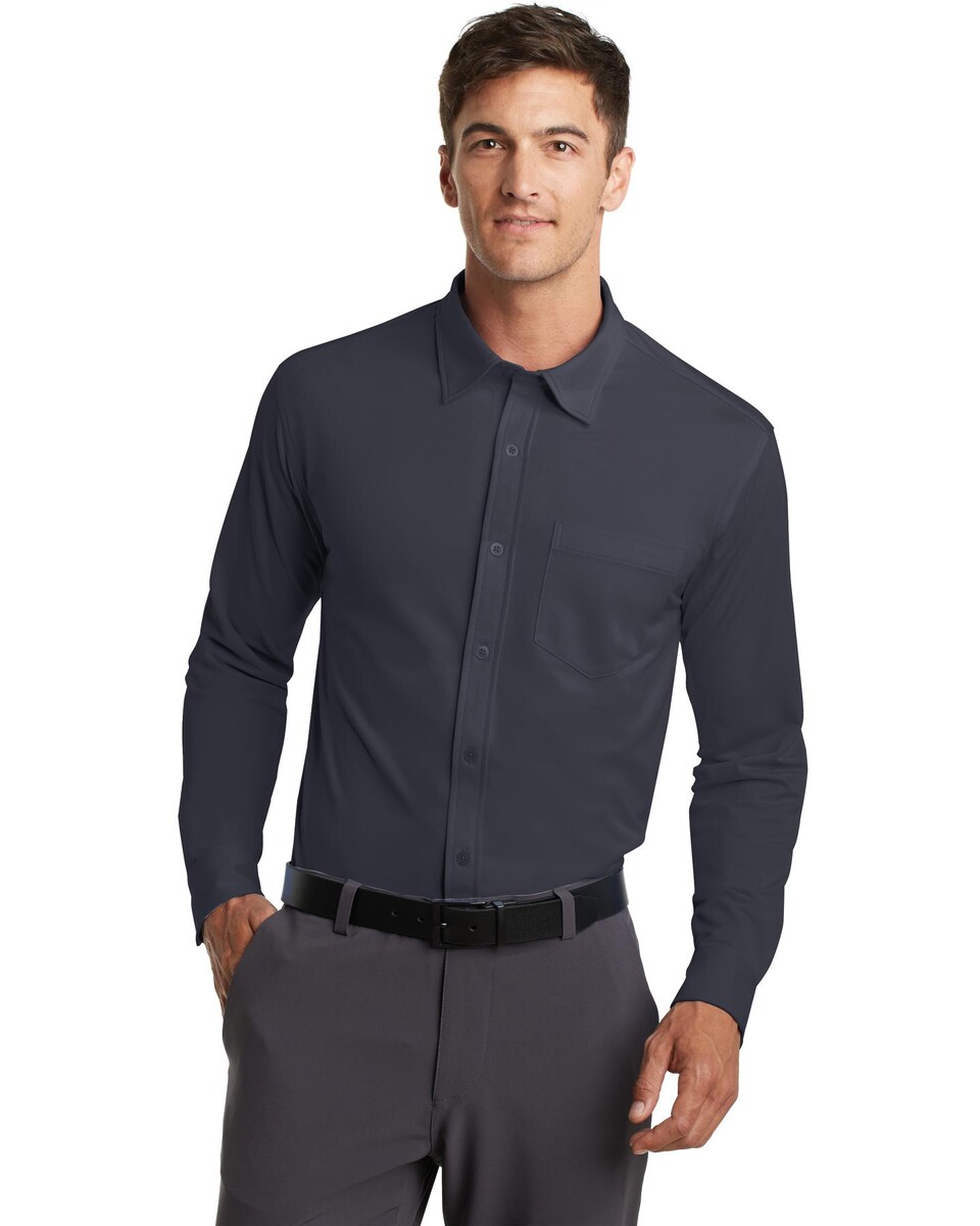 Port Authority K570 Dimension Knit Dress Shirt - Apparel.com