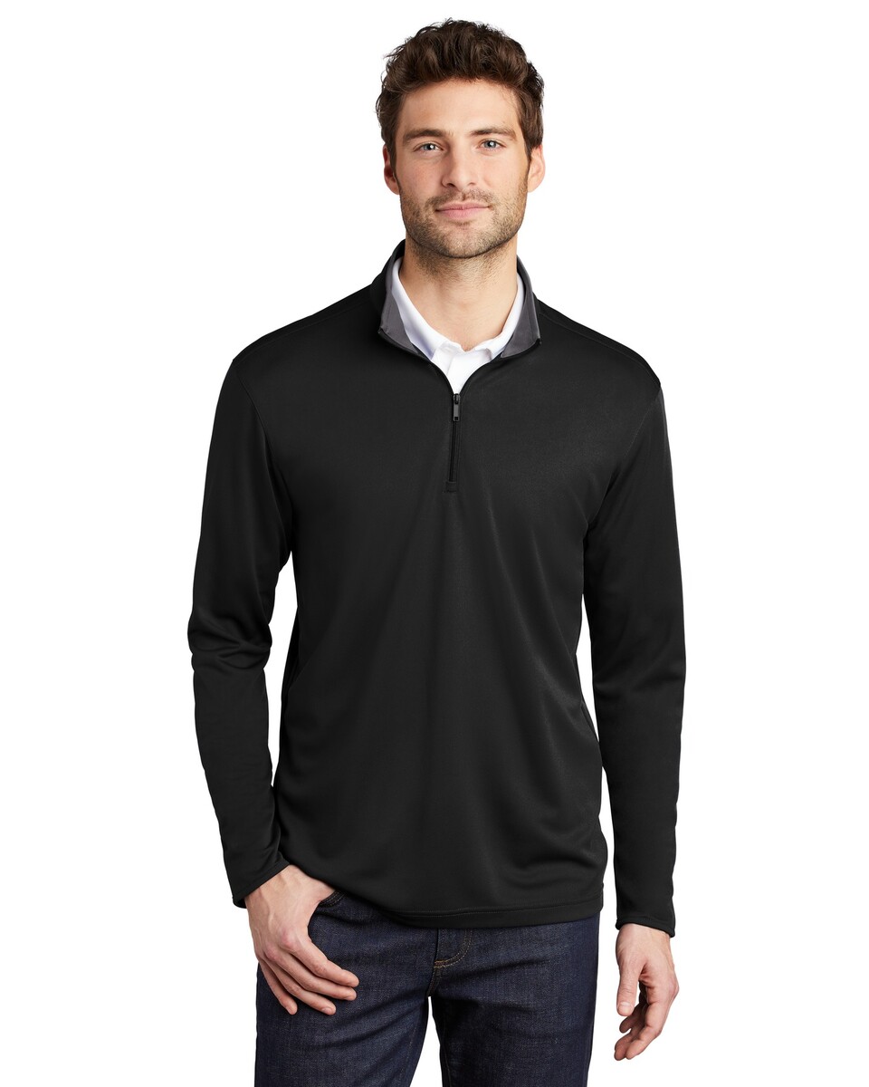 Port Authority K584 Silk Touch Performance 1/4-Zip Pullover - Apparel.com