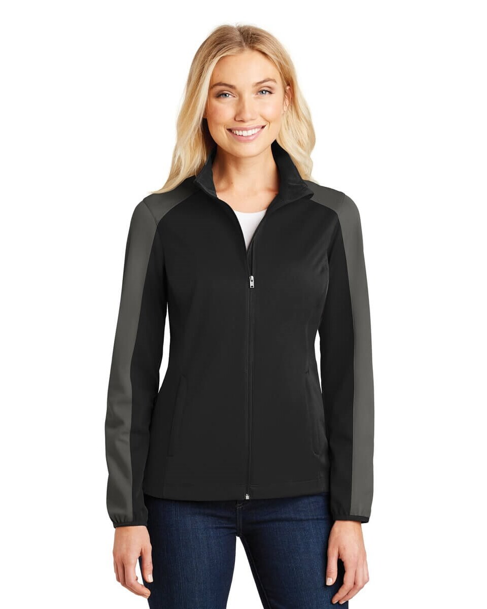 Port Authority L718 Women's Active Colorblock Soft Shell Jacket ...