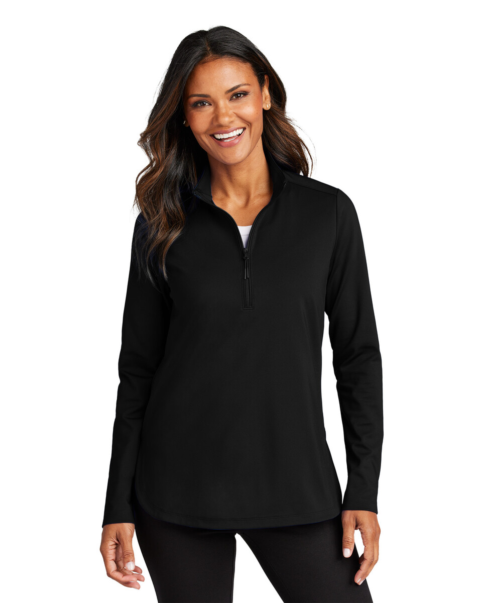Fletcher 1/4 Zip: Black