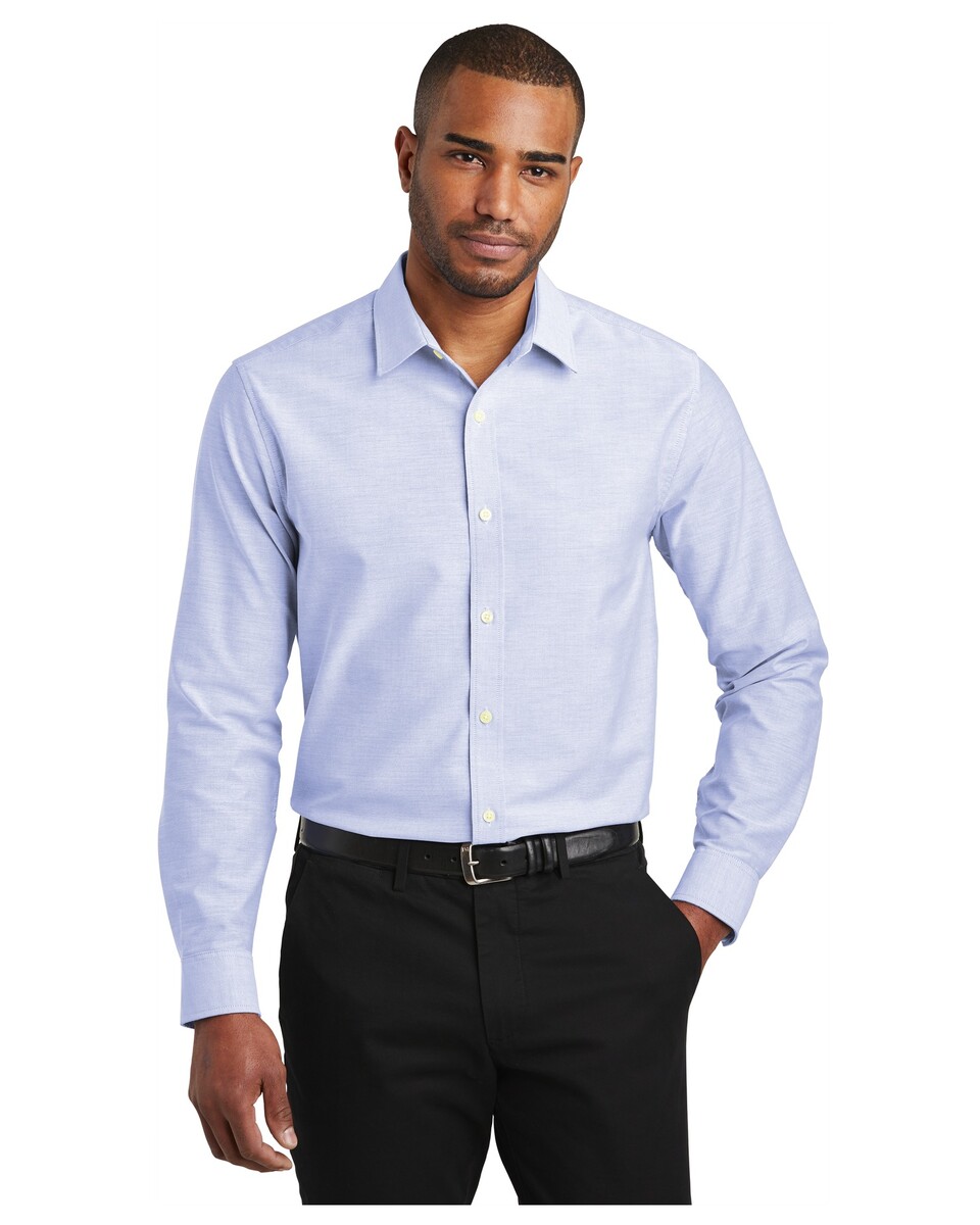 Port Authority S661 Slim Fit SuperPro Oxford Shirt - Apparel.com