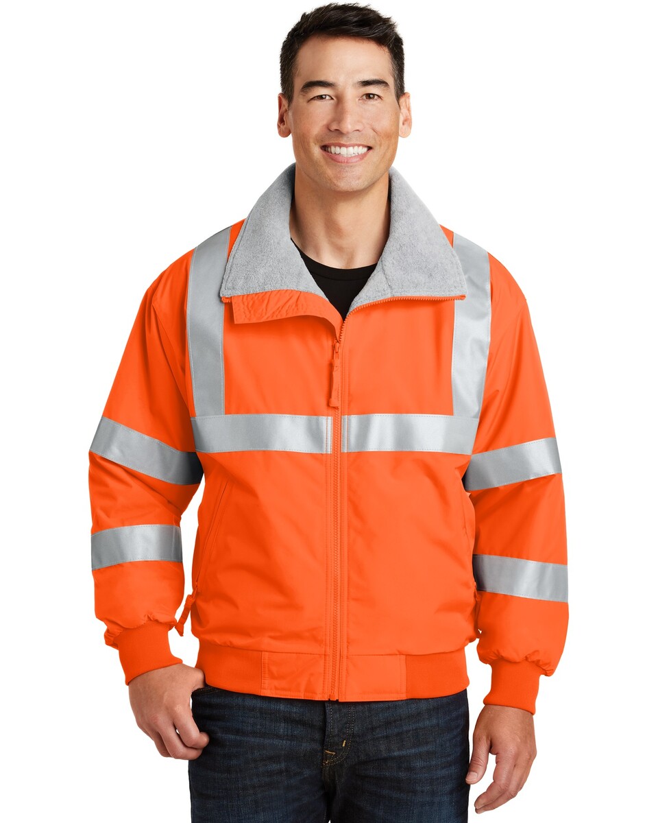 Port Authority SRJ754 Safety Challenger; Jacket with Reflective Taping ...