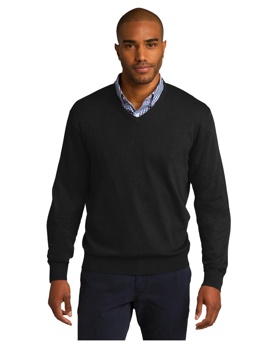 Port Authority SW285 V-Neck Sweater - Apparel.com