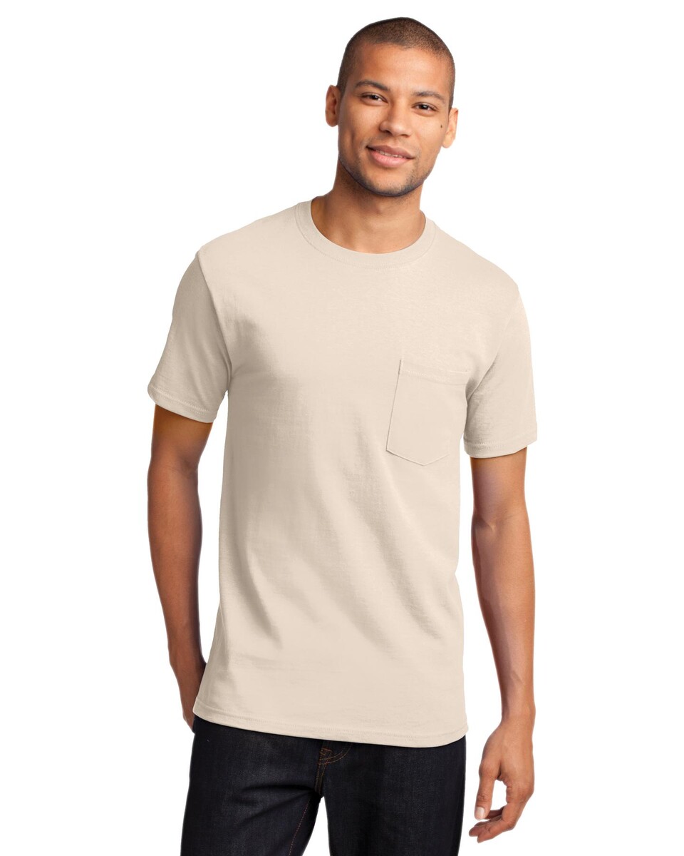 Port And Company Pc61pt Tall Essential T Shirt With Pocket