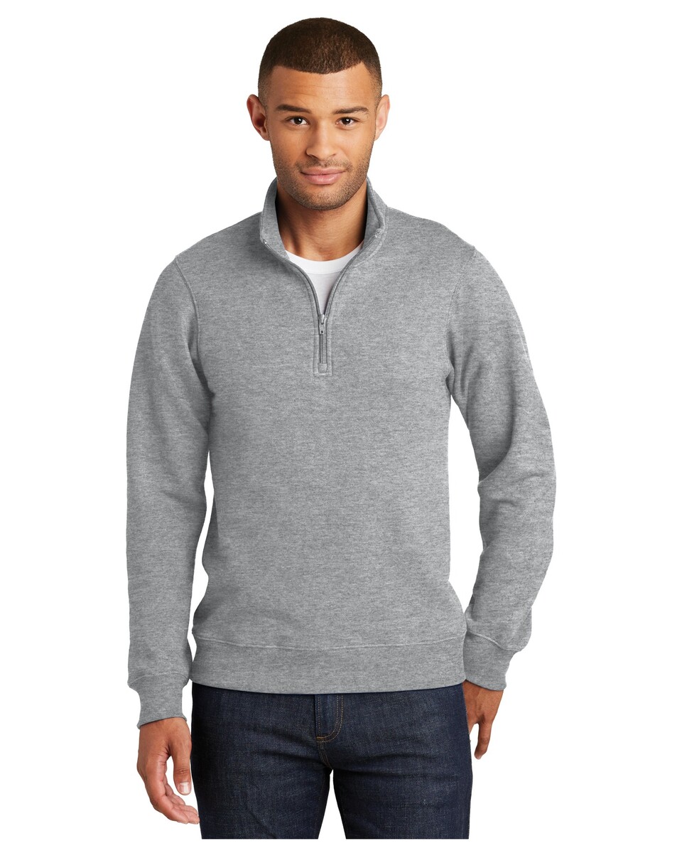 Port & Company PC850Q Fan Favorite Fleece 1/4-Zip Pullover Sweatshirt ...