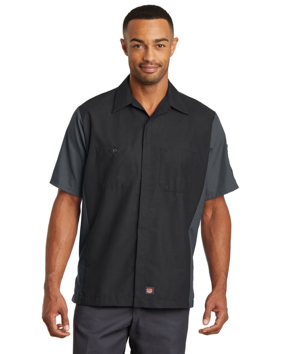 Red Kap SY20 Short Sleeve Ripstop Shirt - Apparel.com