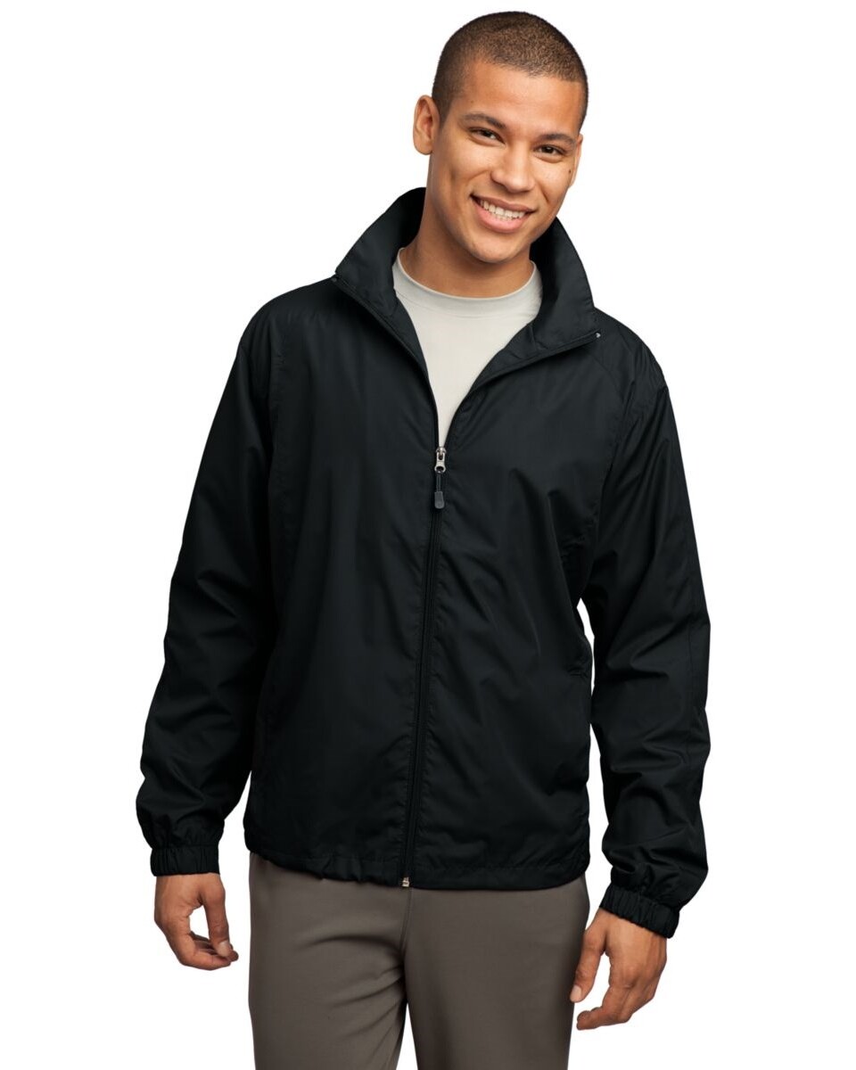 Sport-Tek JST70 Full-Zip Wind Jacket - Apparel.com