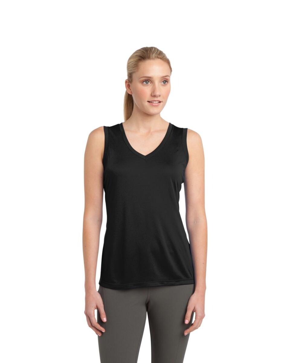 Sport-Tek LST352 Women's Competitor V-Neck Tank Top - Apparel.com