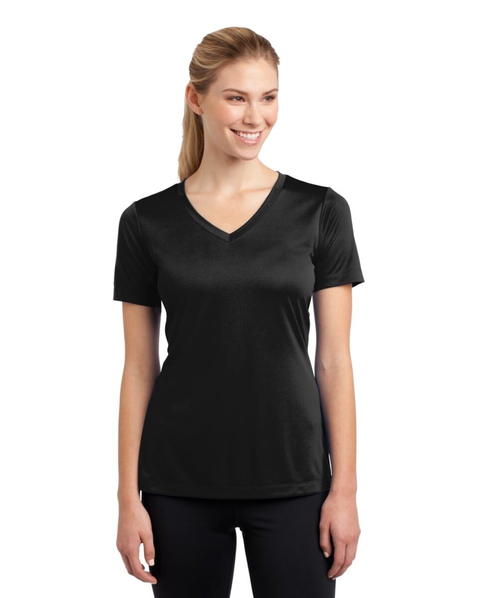 Sport-Tek LST353 Women's V-Neck PosiCharge Competitor T-Shirt ...