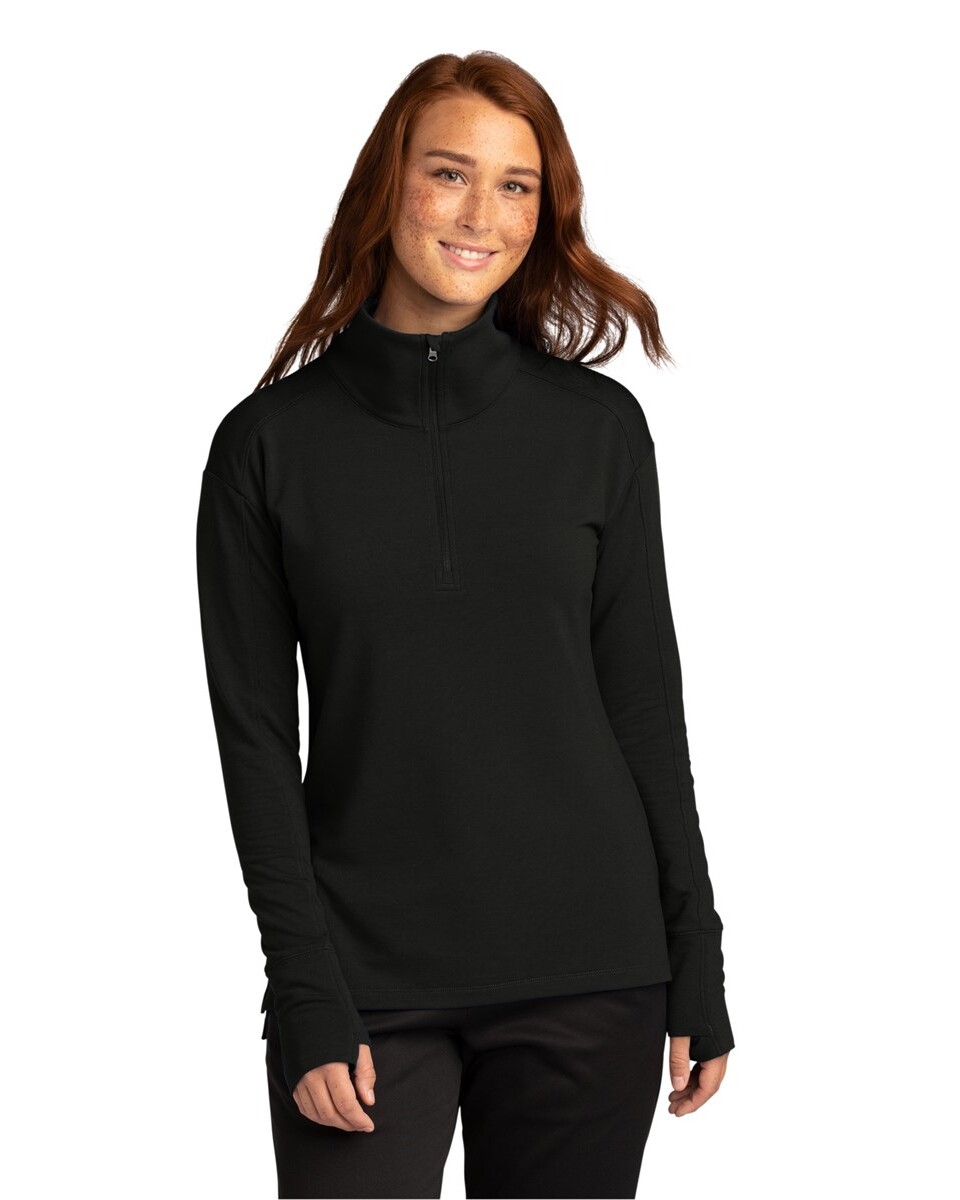 Sport-Tek LST561 Women's Sport-Wick Flex Fleece 1/4-Zip - Apparel.com