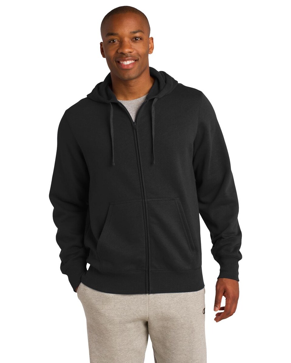 Sport-Tek ST258 Full-Zip Hoodie - Apparel.com