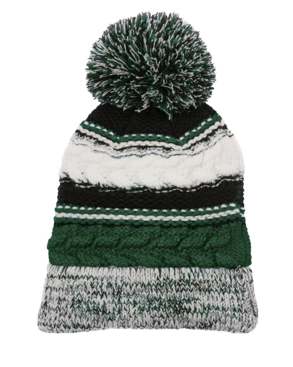 Sport-Tek STC21 Pom Pom Team Beanie - Apparel.com