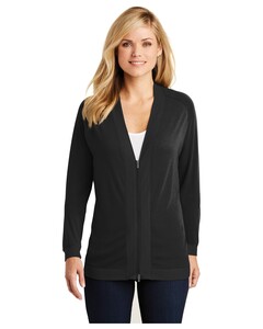 Women's Concept Bomber Cardigan Sweater Port Authority LK5431