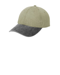 Port &amp; Co CP83 Twill-Two-Tone Pigment-Dyed Cap Twill