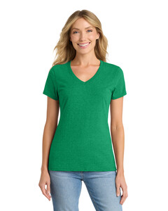 Port &amp; Co LPC455V V-Neck-Women&#x27;s Fan Favorite Blend V-Neck T-Shirt V-Neck
