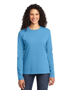 Port &amp; Co LPC54LS Medium (5-6oz)-Women&#x27;s Long Sleeve 5.4-oz 100% Cotton T-Shirt Medium (5-6oz)