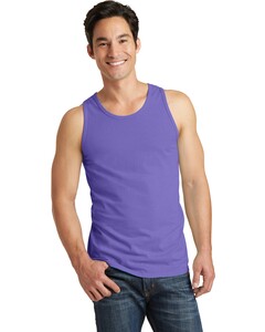 Port &amp; Co PC099TT Crewneck-Essential Pigment-Dyed Tank Top Crewneck