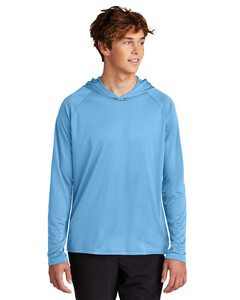 Port &amp; Co PC380H Moisture-Wicking-Performance Pullover Hooded T-Shirt Moisture-Wicking