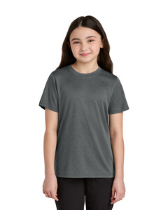 Port &amp; Co PC390Y Light (less than 5oz)-Youth Heather Performance Tee Light (less than 5oz)