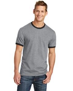Port &amp; Co PC54R Medium (5-6oz)-5.4-Oz 100% Cotton Ringer T-Shirt Medium (5-6oz)