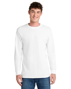 Port &amp; Co PC55LST Medium (5-6oz)-Tall Long Sleeve 50/50 Cotton/Poly T-Shirt Medium (5-6oz)