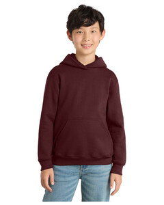 Port & Co PC78YH XS-Youth Core Fleece Pullover Hooded Sweatshirt XS