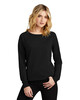 District DT672 Women's French Terry Featherweight Crewneck
