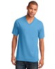 Port & Co PC54V 5.4-oz 100% Cotton V-Neck T-Shirt
