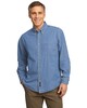 Port &amp; Co SP10 Long Sleeve Value Denim Shirt