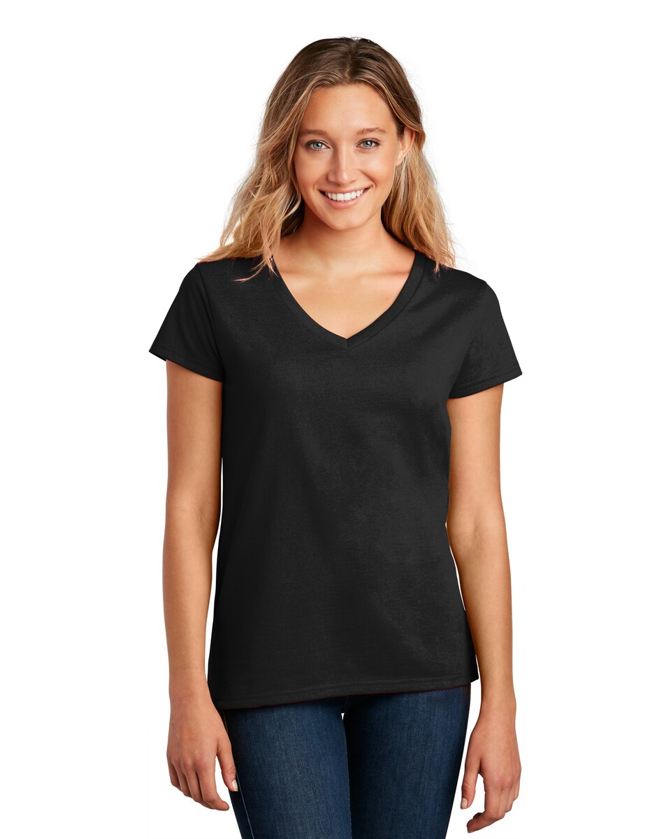 District DT8001 Women's Re-Tee V-Neck 