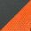 Charcoal/ Neon Orange