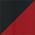 Black/ Deep Red