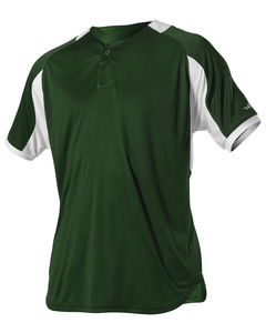 Alleson Athletic 5081BY Green-YOUTH BASEBALL JERSEY Green