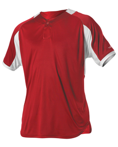 Alleson Athletic 5081BY Red-YOUTH BASEBALL JERSEY Red