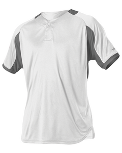 Alleson Athletic 5081BY White-YOUTH BASEBALL JERSEY White