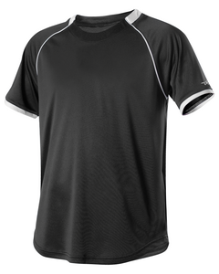 Alleson Athletic 508C1 Black-ADULT BASEBALL JERSEY Black