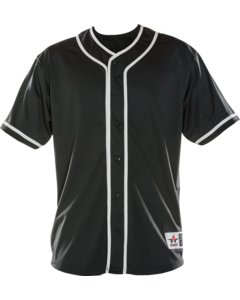 Alleson Athletic 52MBBJY Black-Youth Diamond Jersey Black