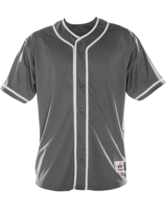 Alleson Athletic 52MBBJY Gray-Youth Diamond Jersey Gray