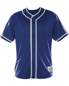 Alleson Athletic 52MBBJY Blue-Youth Diamond Jersey Blue