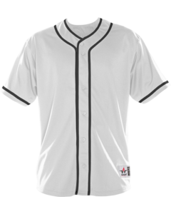 Alleson Athletic 52MBBJY White-Youth Diamond Jersey White