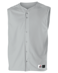 Alleson Athletic 52MVY Gray-Youth Baseball Vest Gray