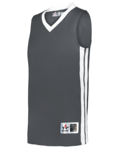 Alleson Athletic 538JW Gray-Womens Single Ply Basketball Jersey Gray